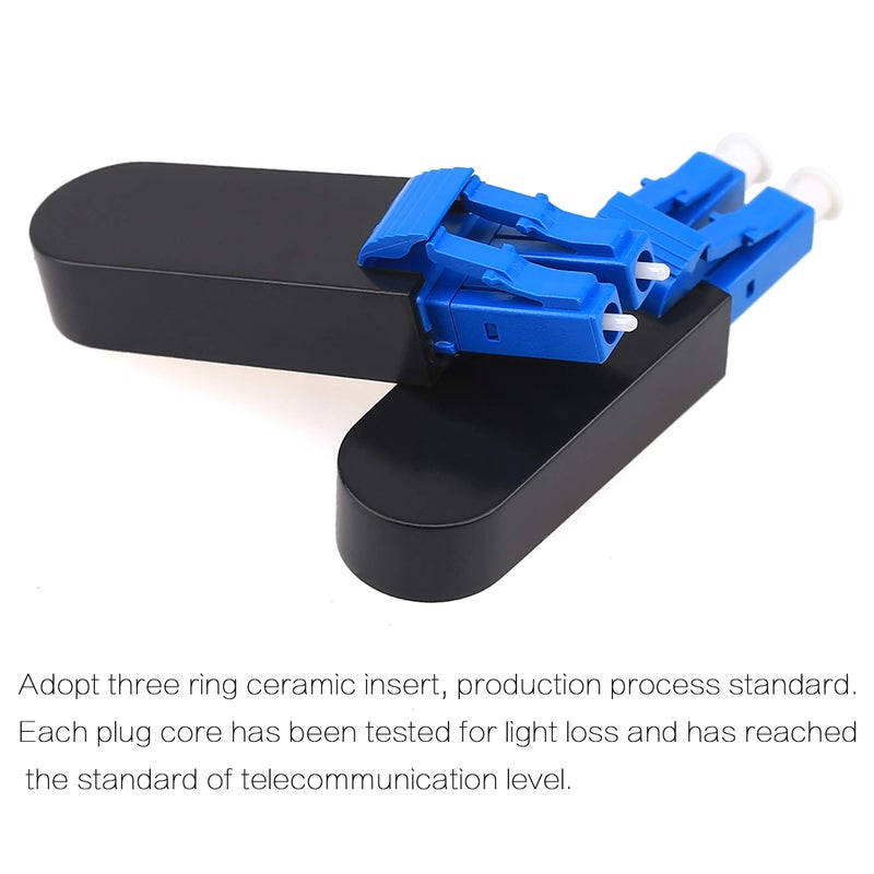 KELUSHI LC/UPC SM MM OM3 OM4 Fiber Optic Adapter Loopback Adapter Connector (1pcs) (Type: LC/UPC SM-9/125) - Image 3